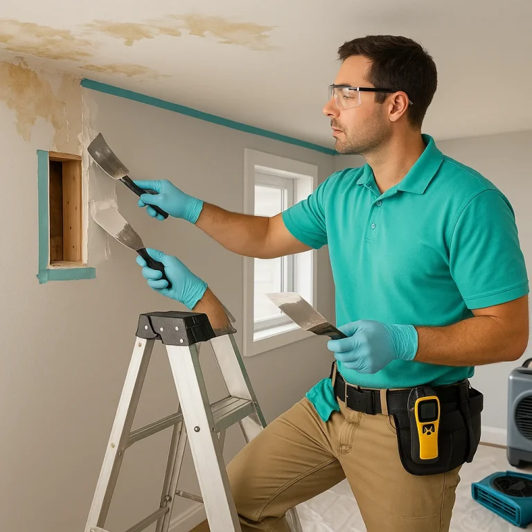 Ceiling & Wall Water Damage Repair in Oakville